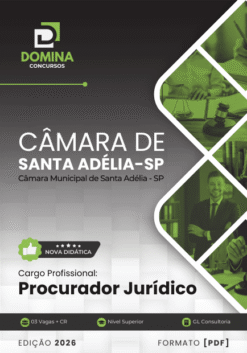 Apostila Procurador Jurídico Câmara Santa Adélia SP 2026