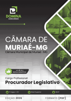 Apostila Procurador Legislativo Câmara Muriaé MG 2026