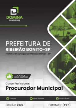 Apostila Procurador Municipal Ribeirão Bonito SP 2026