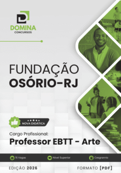 Apostila Professor de Artes Fundação Osório RJ 2026