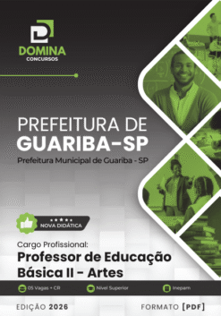 Apostila Professor de Artes Guariba SP 2026