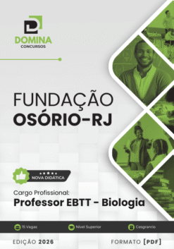 Apostila Professor de Biologia Fundação Osório RJ 2026