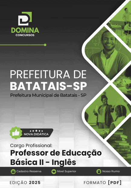 Apostila Professor de Educação Básica II Inglês Batatais SP 2026 1 Apostila Professor de Educação Básica II Inglês Batatais SP 2026