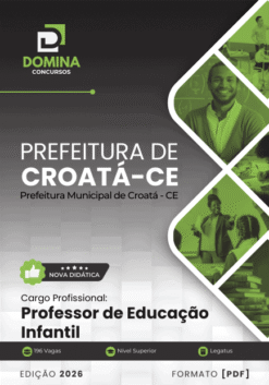 Apostila Professor de Educação Infantil Croatá CE 2026