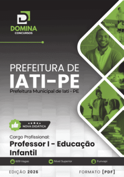 Apostila Professor de Educação Infantil Iati PE 2026