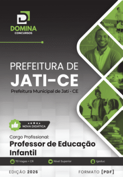 Apostila Professor de Educação Infantil Jati CE 2026
