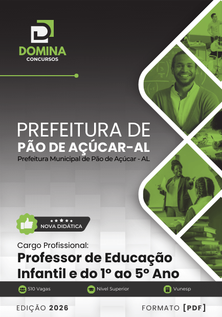 Apostila Professor de Educação Infantil Pão de Açúcar AL 2026 2 Apostila Professor de Educação Infantil Pão de Açúcar AL 2026