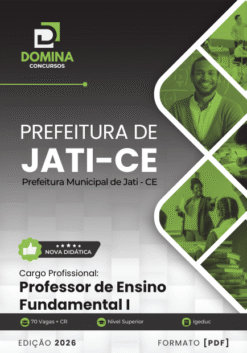 Apostila Professor de Ensino Fundamental Jati CE 2026
