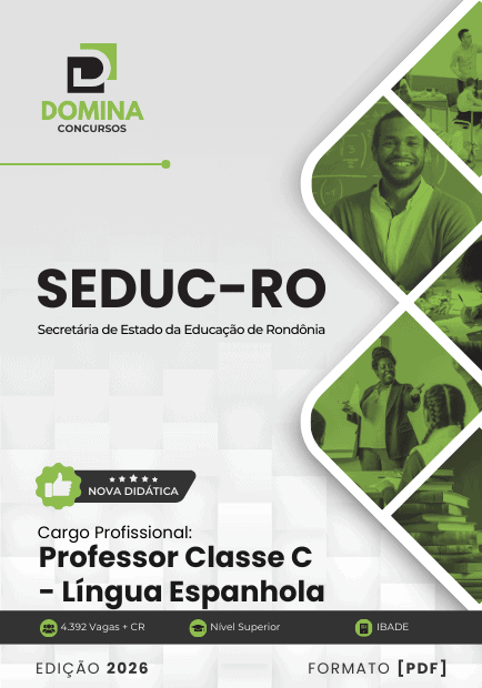 Apostila Professor de Espanhol SEDUC RO 2026 1 Apostila Professor de Espanhol SEDUC RO 2026
