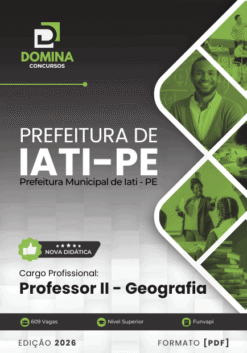 Apostila Professor de Geografia Iati PE 2026