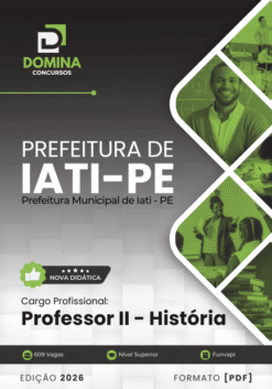 Apostila Professor de História Iati PE 2026