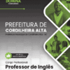 Apostila Professor de Inglês Cordilheira Alta SC 2026
