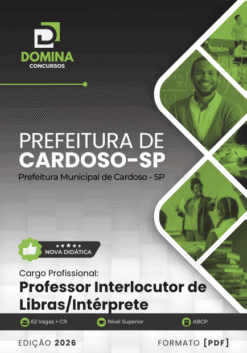 Apostila Professor de Libras Cardoso SP 2026