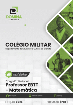 Apostila Professor de Matemática Colégio Militar 2026