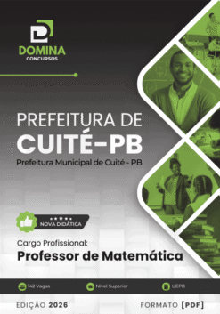 Apostila Professor de Matemática Cuité PB 2026