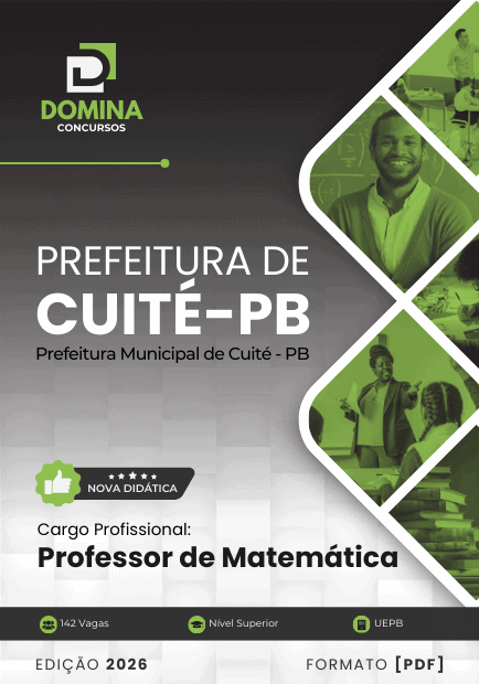 Apostila Professor de Matemática Cuité PB 2026 1 Apostila Professor de Matemática Cuité PB 2026