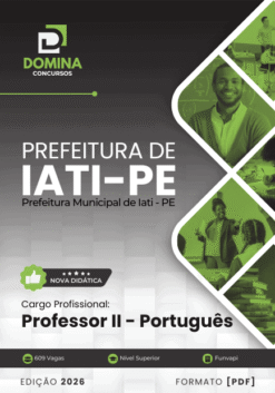 Apostila Professor de Português Iati PE 2026