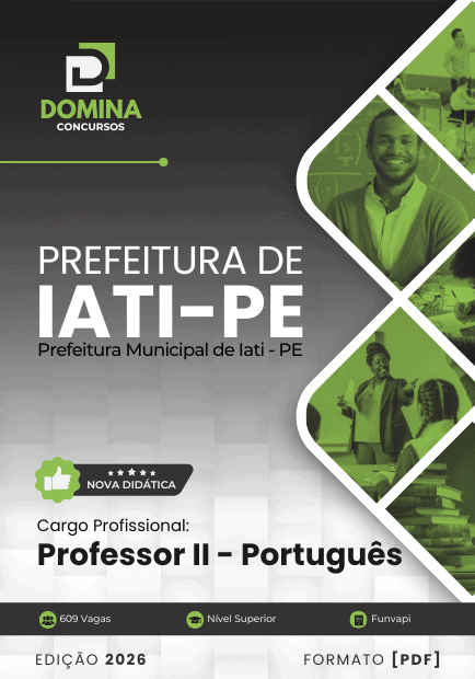 Apostila Professor de Português Iati PE 2026 1 Apostila Professor de Português Iati PE 2026