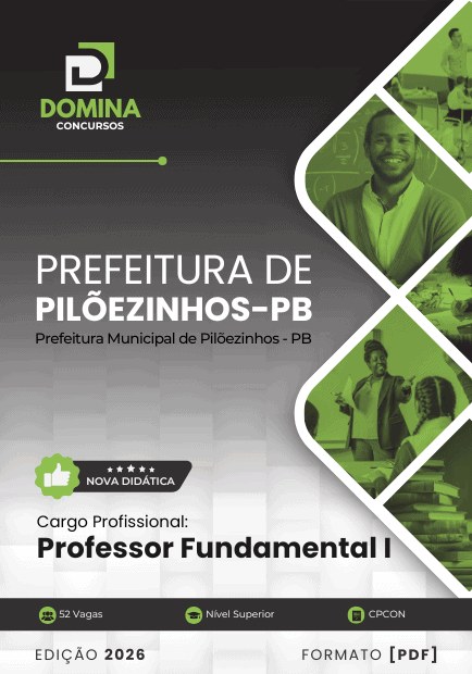 Apostila Professor Fundamental I Pilõezinhos PB 2026 1 Apostila Professor Fundamental I Pilõezinhos PB 2026