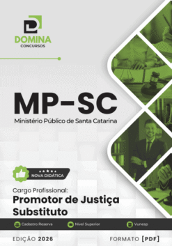 Apostila Promotor de Justiça Substituto MP SC 2026