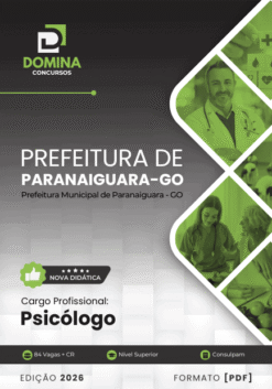 Apostila Psicólogo Paranaiguara GO 2026
