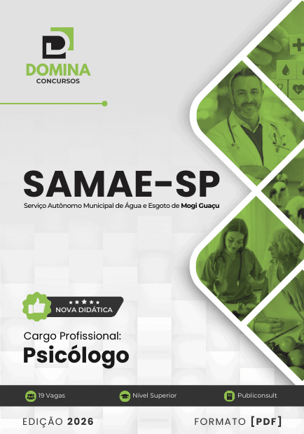 Apostila Psicólogo Samae Mogi Guaçu SP 2026 1 Apostila Psicólogo Samae Mogi Guaçu SP 2026