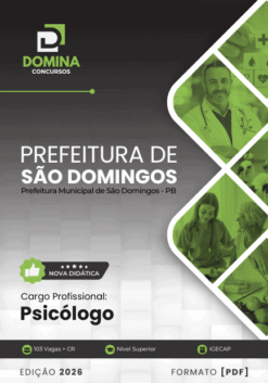 Apostila Psicólogo São Domingos PB 2026