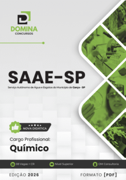 Apostila Químico SAAE Garça SP 2026