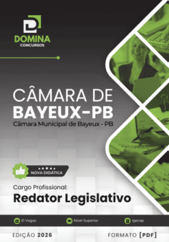 Apostila Redator Legislativo Câmara de Bayeux PB 2026