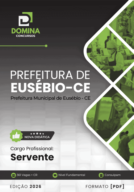 Apostila Servente Eusébio CE 2026 1 Apostila Servente Eusébio CE 2026