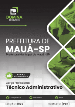 Apostila Técnico Administrativo Mauá SP 2026
