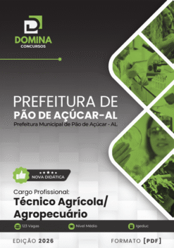 Apostila Técnico Agrícola Pão de Açúcar AL 2026