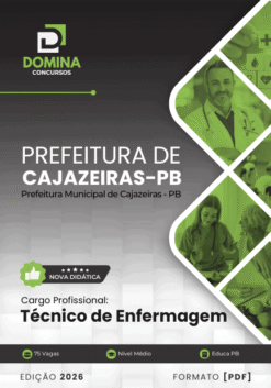 Apostila Técnico de Enfermagem Cajazeiras PB 2026
