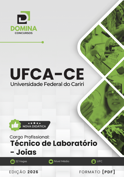 Apostila Técnico de Laboratório Joias UFCA CE 2026 2 Apostila Técnico de Laboratório Joias UFCA CE 2026