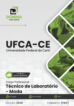 Apostila Técnico de Laboratório Moda UFCA CE 2026