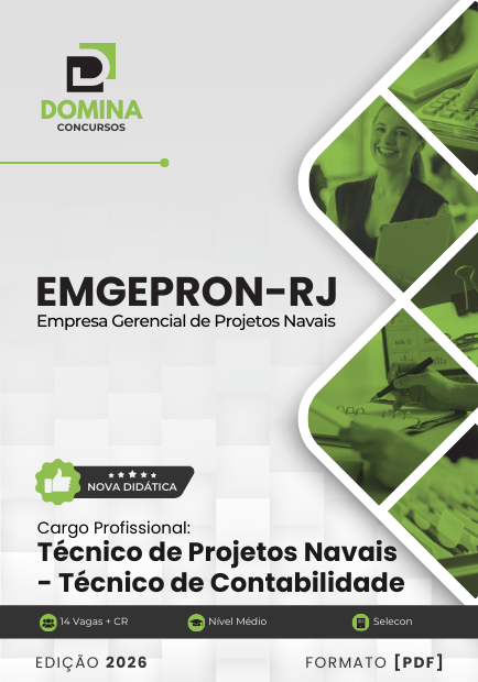 Apostila Técnico de Projetos Navais Contabilidade EMGEPRON RJ 2026 1 Apostila Técnico de Projetos Navais Contabilidade EMGEPRON RJ 2026