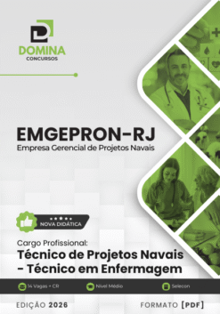 Apostila Técnico de Projetos Navais Enfermagem EMGEPRON RJ 2026