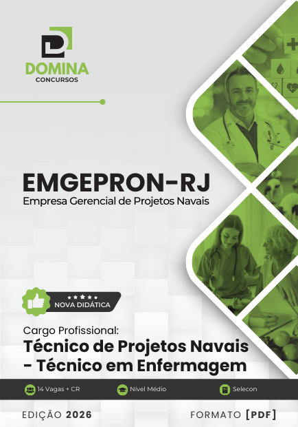 Apostila Técnico de Projetos Navais Enfermagem EMGEPRON RJ 2026 1 Apostila Técnico de Projetos Navais Enfermagem EMGEPRON RJ 2026