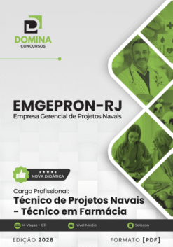 Apostila Técnico de Projetos Navais Farmácia EMGEPRON RJ 2026