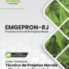 Apostila Técnico de Projetos Navais Farmácia EMGEPRON RJ 2026