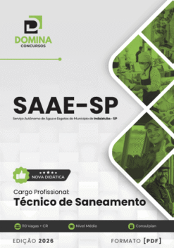 Apostila Técnico de Saneamento SAAE Indaiatuba SP 2026