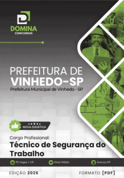Apostila Técnico de Segurança do Trabalho Vinhedo SP 2026