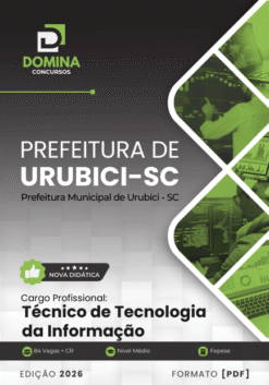 Apostila Técnico de Tecnologia da Informação Urubici SC 2026
