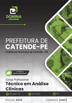 Apostila Técnico em Análises Clínicas Catende PE 2026
