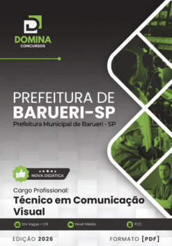 Apostila Técnico em Comunicação Visual Barueri SP 2026