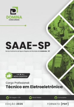 Apostila Técnico em Eletroeletrônica SAAE Indaiatuba SP 2026