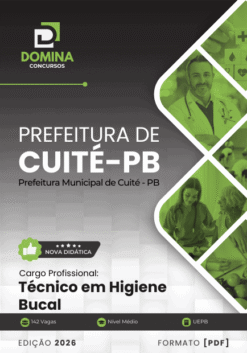 Apostila Técnico em Higiene Bucal Cuité PB 2026