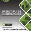Apostila Técnico em Informática Presidente Juscelino MG 2026