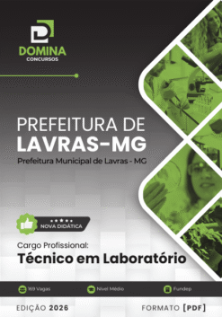 Apostila Concurso Prefeitura de Lavras MG 2022 - Comum aos Cargos de Ensino Superior 22 Apostila Técnico em Laboratório Lavras MG 2026