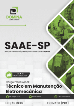 Apostila Técnico em Manutenção Eletromecânica SAAE Garça SP 2026